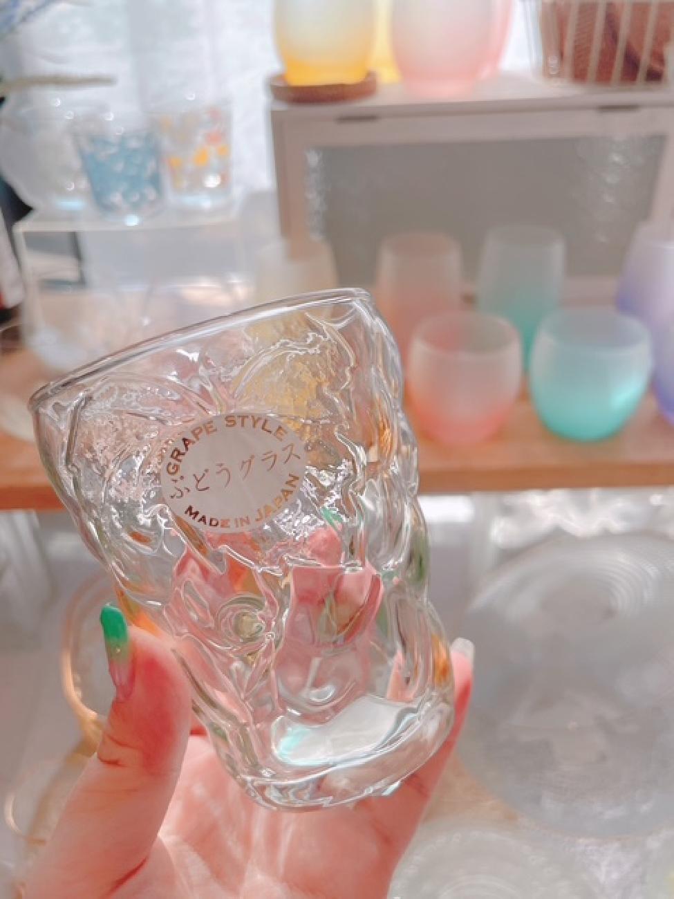 グラス／ガラス／ガラス食器／涼／食卓／夏の食卓／お洒落／涼しい／冷たい飲み物／お酒／ソフトドリンク／お茶／津山／岡山／雑貨屋／津山のお出かけスポット／津山市／岡山県お出かけスポット
