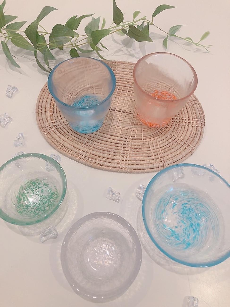 ガラス食器／食卓／ガラス／グラス／和／洋／和食／洋食／グラシュー／びーどろ館／縁起の良い／太陽／月／お祝い／お酒好き／デザート／素麺／食器／津山お出かけ／岡山お出かけ／観光／津山／岡山／雑貨屋