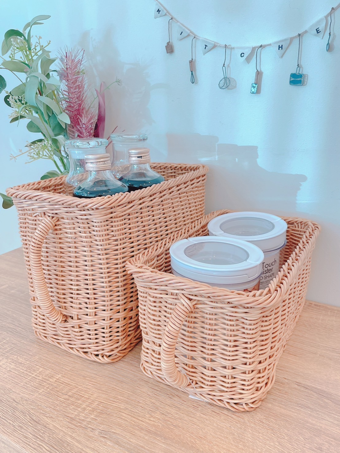 クレエ／ユティル／カゴ／見せる収納／お洒落／北欧／ナチュラル／雑貨／隠す／ナチュラル雑貨／キッチン／トイレ／洗面所／リビング／水に強い／洗える／津山お出かけスポット／岡山県お出かけ／津山／岡山／雑貨屋