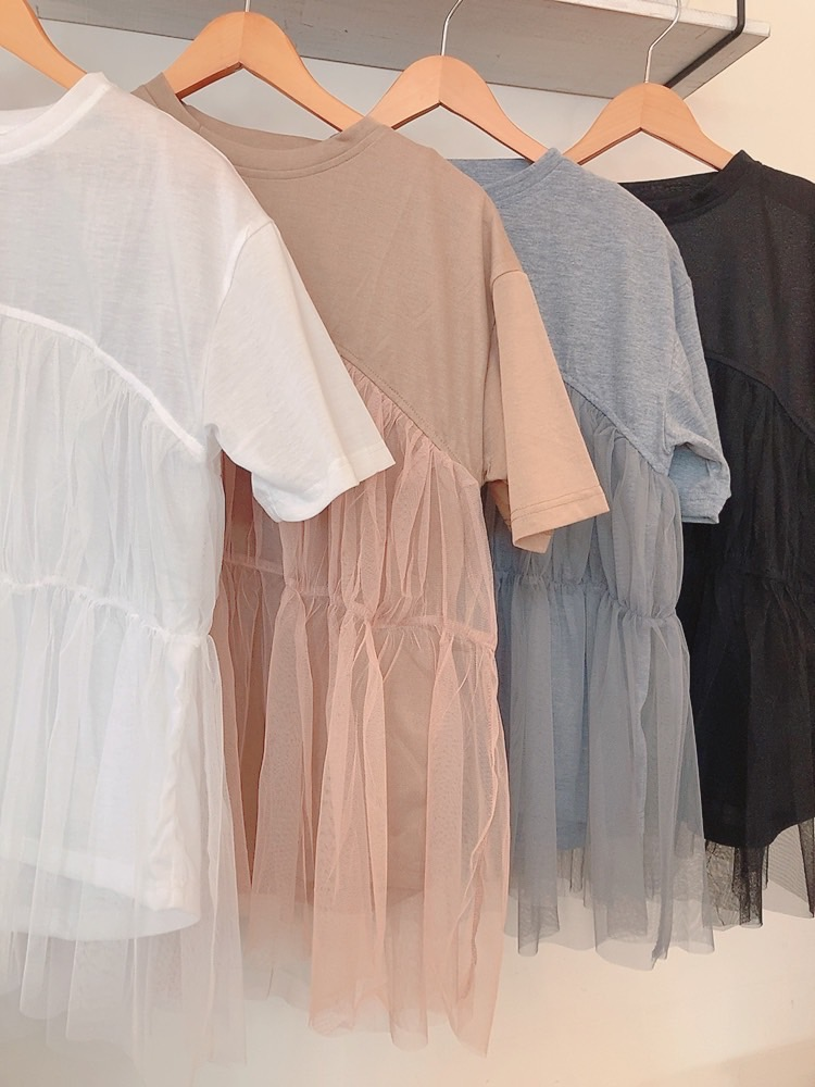 夏服／ビスチェ／Tシャツ／チュール／セットアップ／デニム／ワンピース／トレンド／大人可愛い／ファッション／服／レディース／おしゃれ／可愛い／津山お出かけ／岡山観光／津山／岡山／雑貨屋