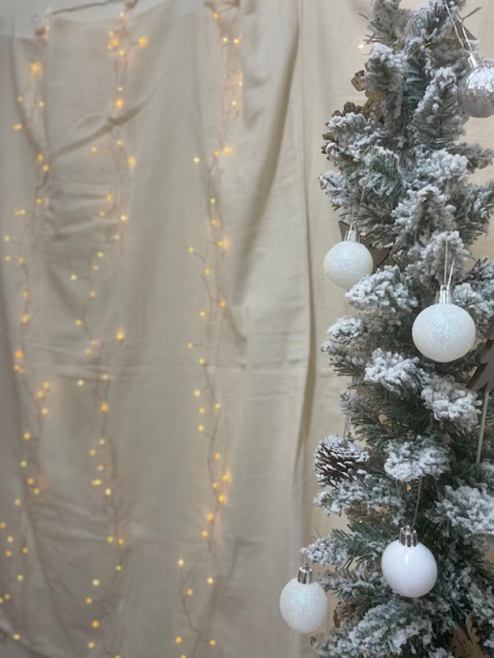 クリスマス／インテリア／ライト／キャンドル風／オブジェ／ゴールド／ガラス／透明／抜け感／冬／お洒落／ミニサイズ／置物／津山／岡山／雑貨屋