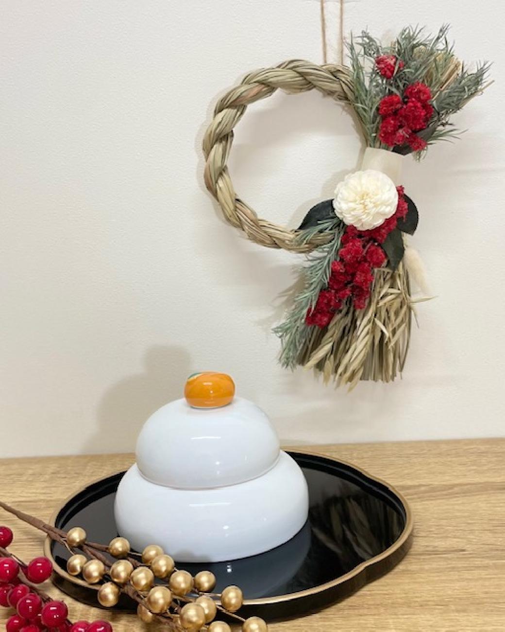 しめ縄飾り／小町／正月飾り／新年／迎春／玄関飾り／モダン／華やか／和モダン／お洒落／正月準備／津山／岡山／雑貨屋