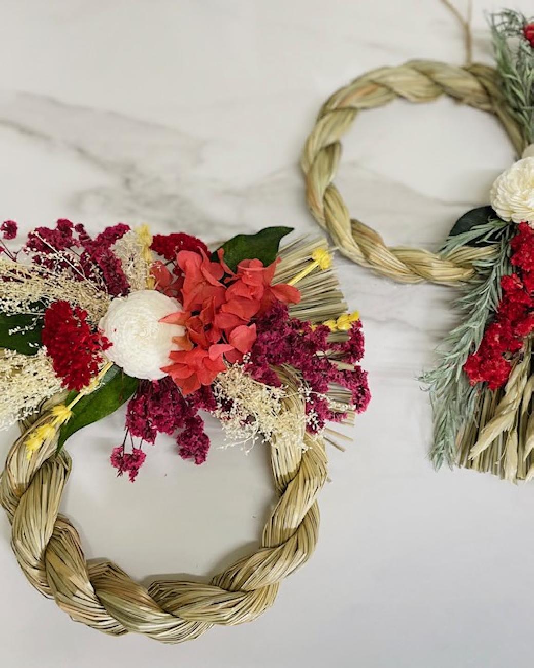 しめ縄飾り／小町／正月飾り／新年／迎春／玄関飾り／モダン／華やか／和モダン／お洒落／正月準備／津山／岡山／雑貨屋