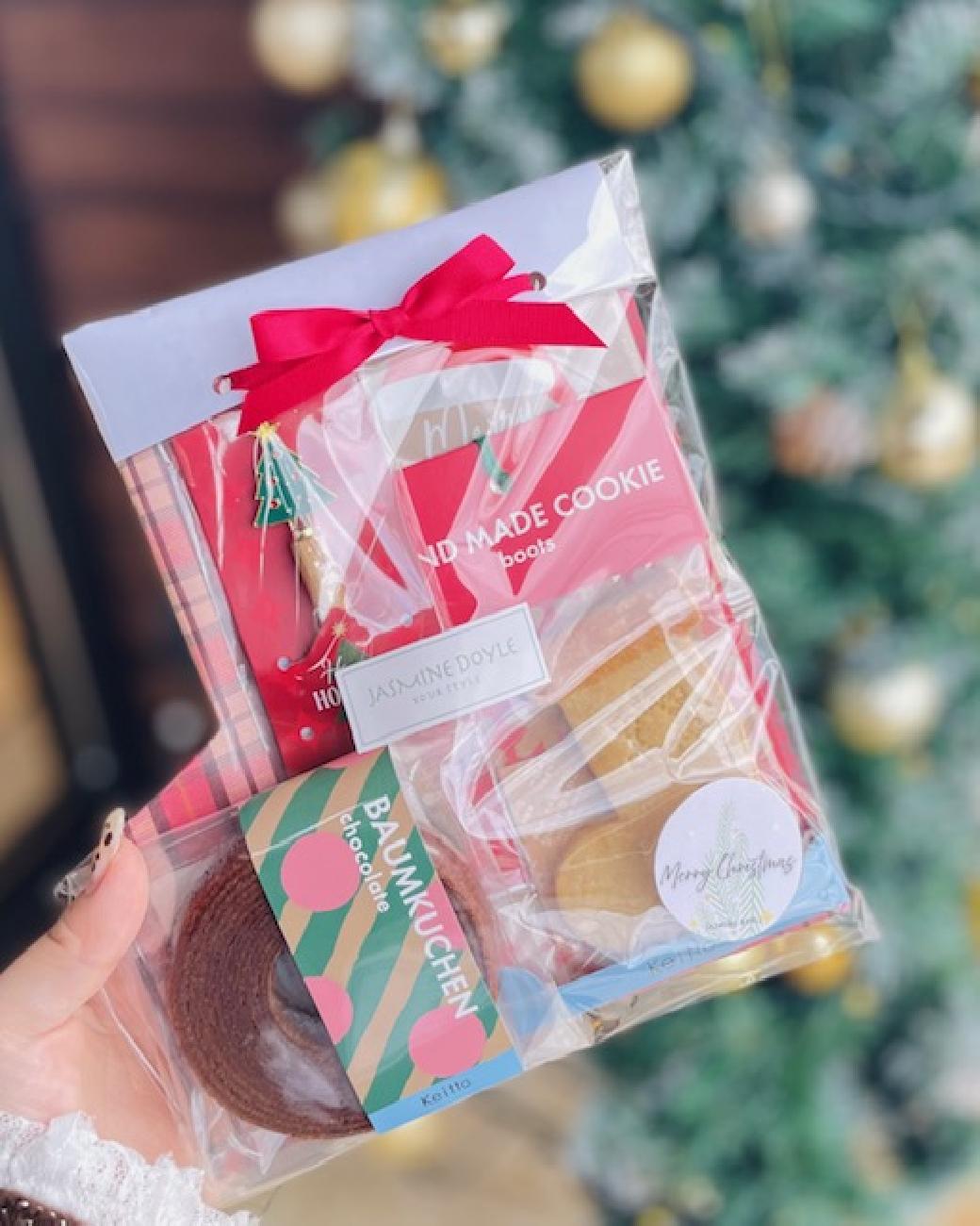 チョコレート／幸せのチョコレート／バウムクーヘン／縁起物／ブールドネージュ／クッキー／オーナメント風／ツリー／ブーツ／クリスマス／プチギフト／ノースオブジェクト／津山ギフトのお店／岡山ギフトのお店／津山／岡山／雑貨屋