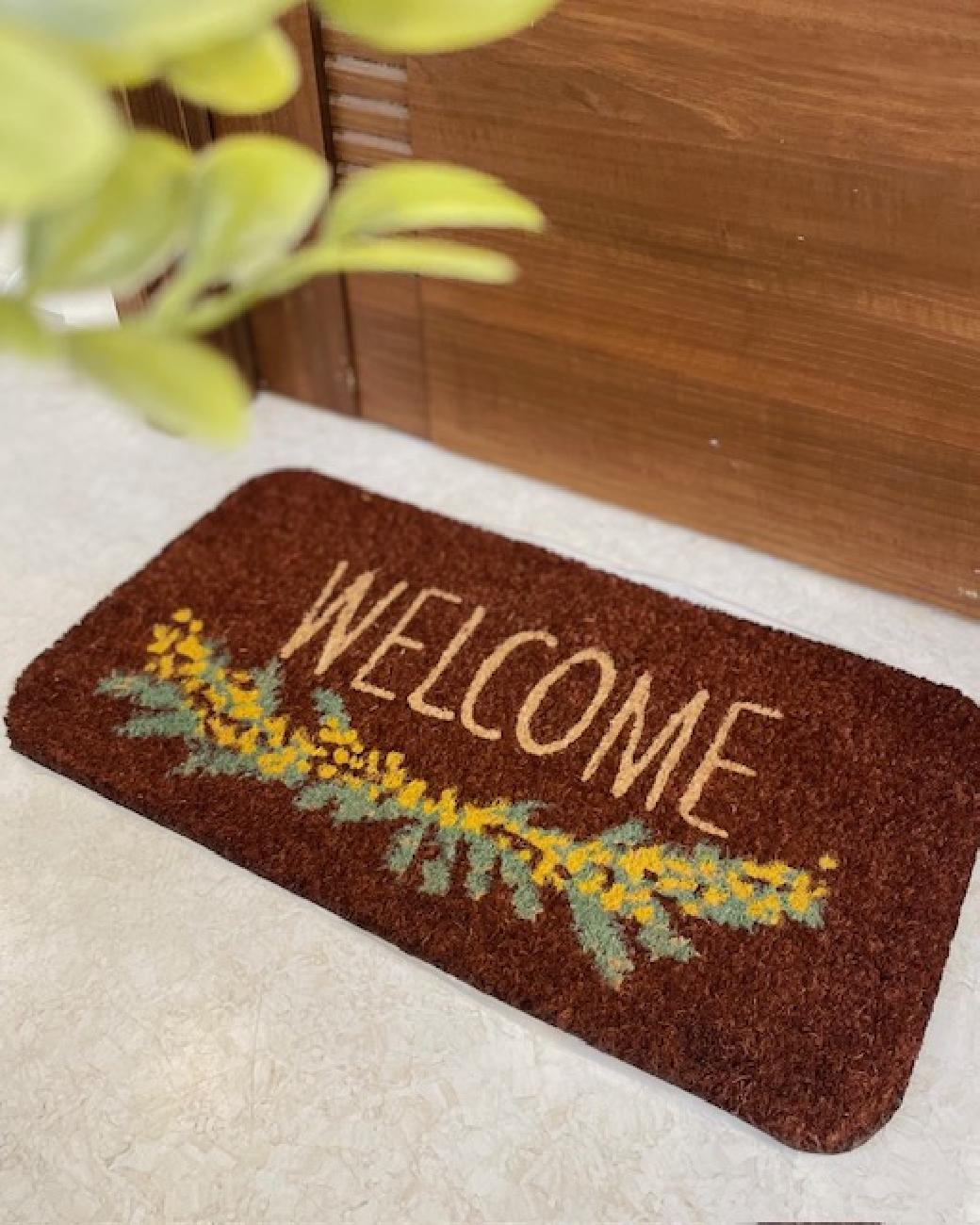 コイヤーマット／玄関マット／汚れを防ぐ／PVCマット／天然素材／お洒落／新年／新しい／買い替え／雪／泥／汚れ／清潔に／津山／岡山／雑貨屋