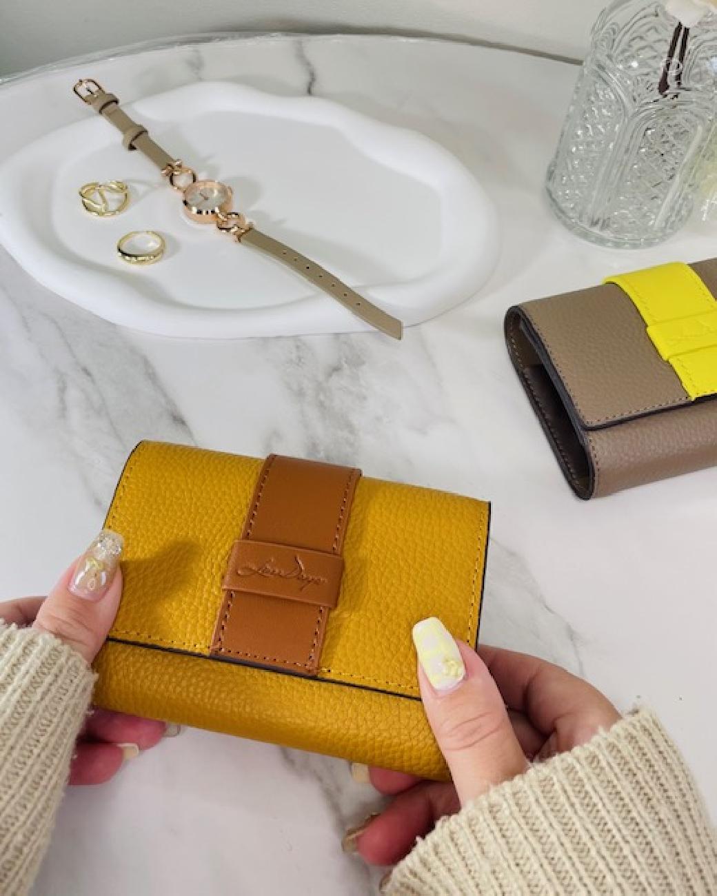 財布／バイカラー／大人／お洒落／ベルト／ミニ財布／ミニウォレット／ミニバッグ／コンパクト／じゃばら／カードケース／大容量／見やすい／探しやすい／大きく開く／津山／岡山／雑貨屋