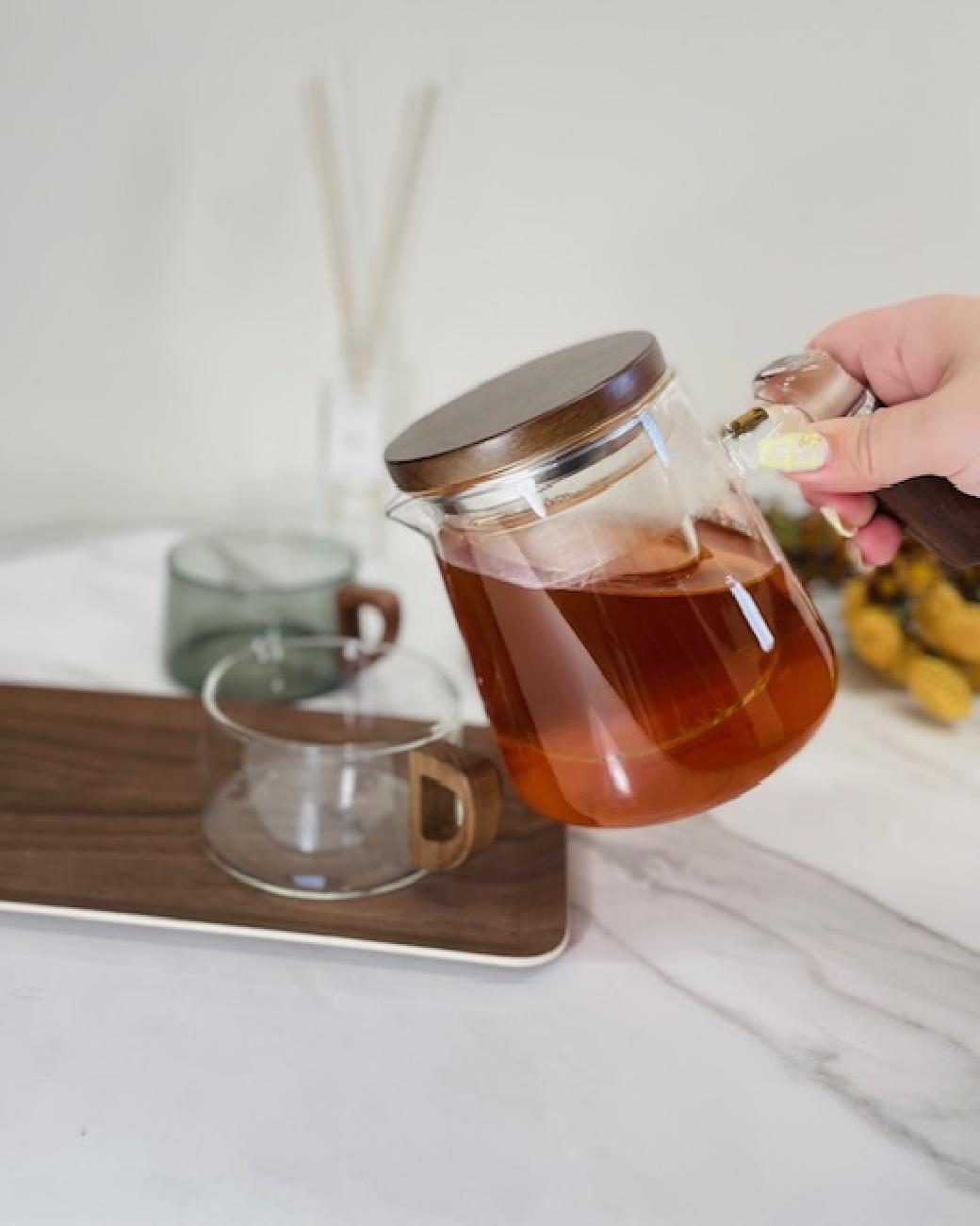 noonシリーズ／耐熱／耐熱ガラス／ティーカップ／ティーポット／カフェ／リラックス／紅茶／コーヒー／アデペシュ／ナチュラル／こだわり／大人／津山／岡山／雑貨屋