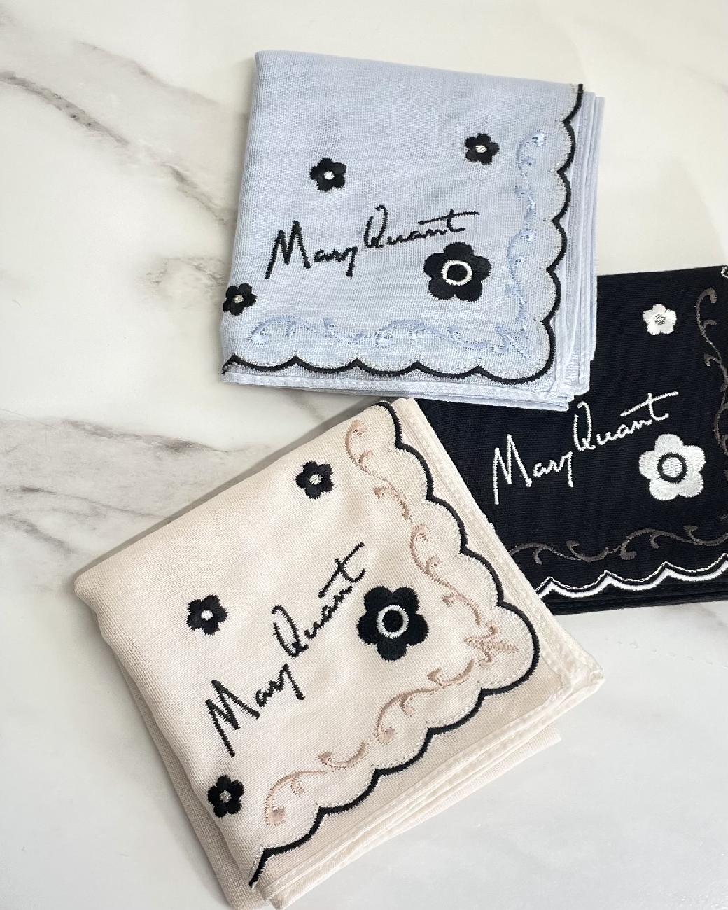 ハンカチ／タオルハンカチ／手拭き／バッグの中身／花柄／無地／北欧／華やか／必需品／ギフト／お配りギフト／プレゼント／ワールドパーティー／Wpc／マリクワ／ポール＆ジョー／フルラ／ガーゼ／コットン／津山／岡山／雑貨屋