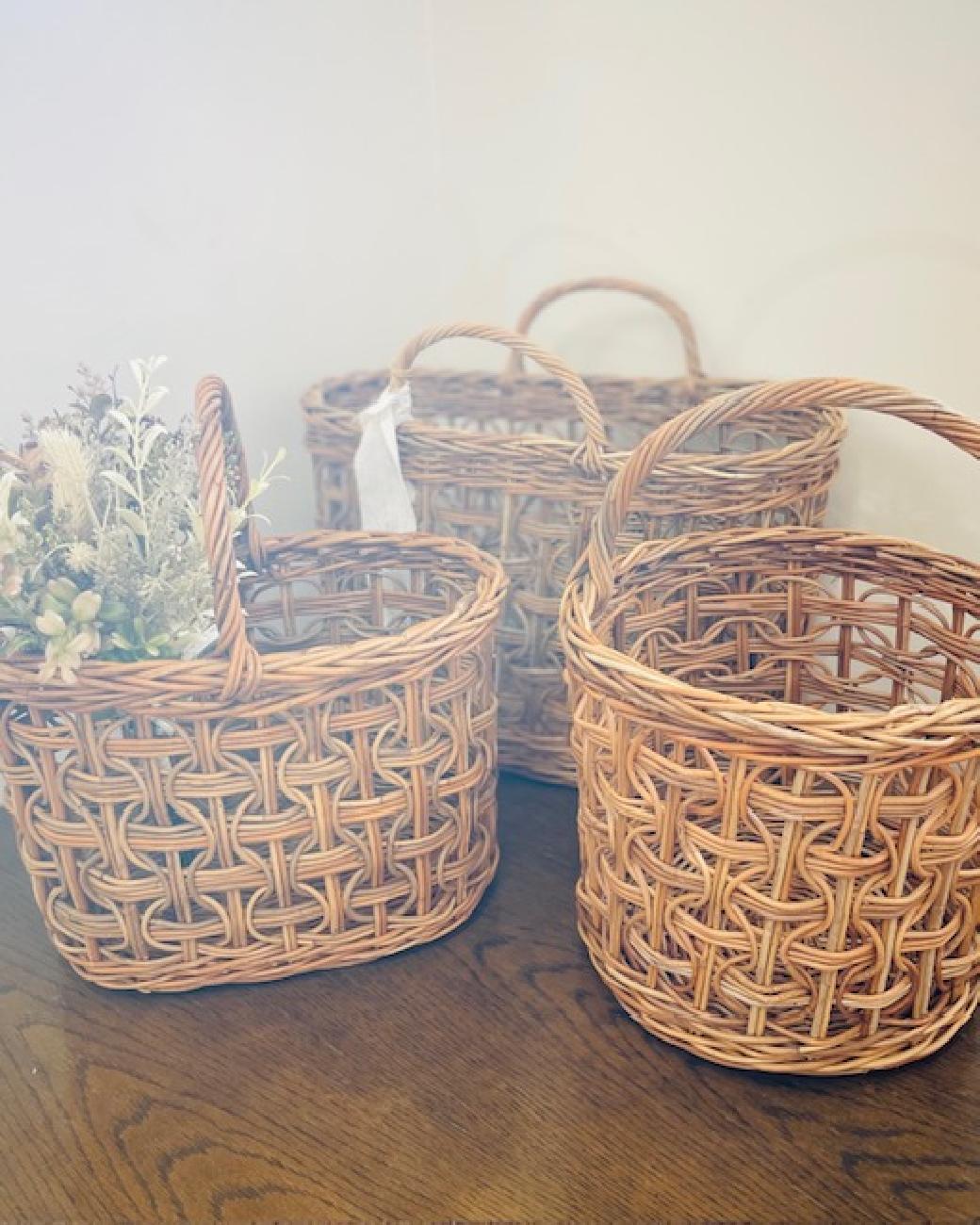 クレエ／アラログ／かご／バスケット／おでかけ／収納／ナチュラル／自然／素材／あたたかみある／津山／岡山／雑貨屋／こだわり／こだわり雑貨