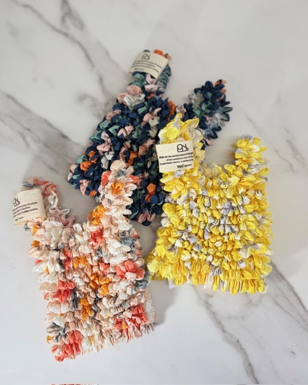 Wpc.／ワールドパーティー／テキスタイル／絞りバッグ／エコバッグ／サブバッグ／花柄／大人／便利／可愛い／人気／津山／岡山／雑貨屋