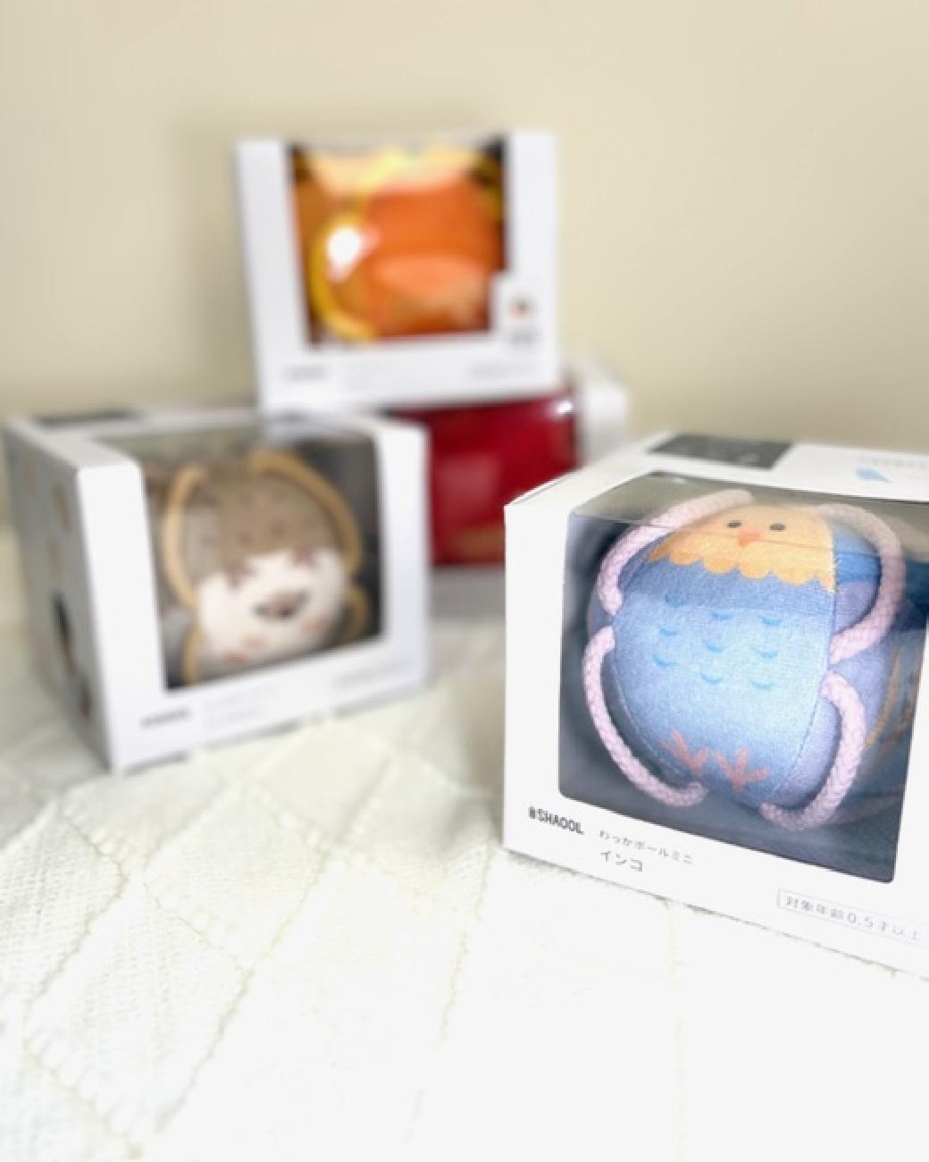 シャオール／ラトル／ボール／ミラー／布製／洗濯可能／清潔／見立て遊び／ごっこ遊び／出産祝い／お祝い／誕生祝い／津山／岡山／雑貨屋