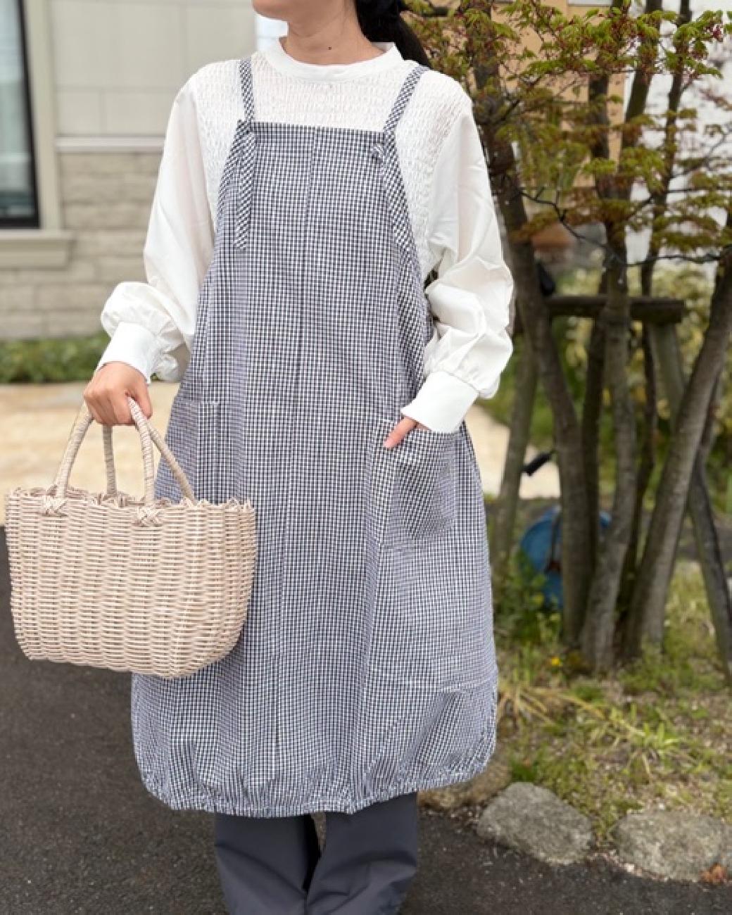 エプロン／汚れ防止／料理／仕事／仕事着／おしゃれ／可愛い／楽／母の日／ギフト／贈り物／津山／岡山／雑貨屋