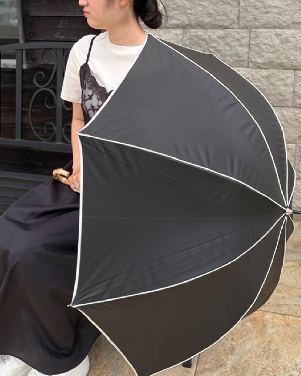 日傘／長傘／晴雨兼用／UV対策／日焼け対策／紫外線／暑さ対策／上品／大人可愛い／ワールドパーティー／傘／花柄／パイピング／お出かけ／通勤／津山／岡山／雑貨屋