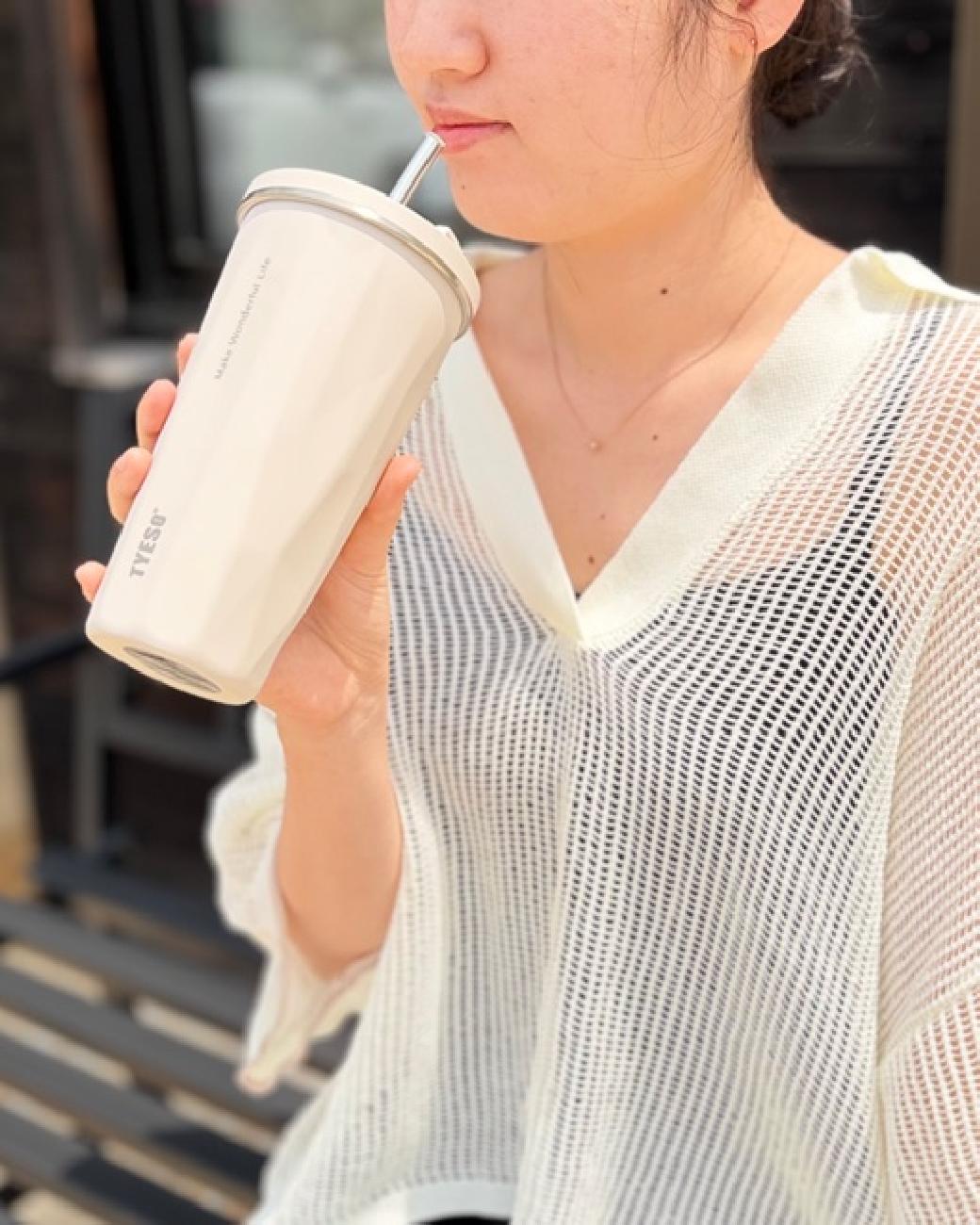 TYESO／タイソ／ストロータンブラー／ポータブルタンブラー／おしゃれ／便利／SNSで話題／人気／芸能人も愛用中／津山／岡山／雑貨屋