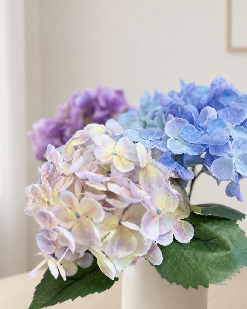 あじさい／紫陽花／造花／アーティフィシャルフラワー／6月／花／季節の花／おしゃれ／かわいい