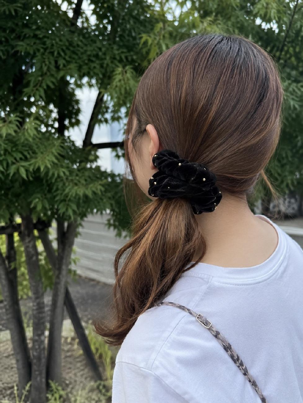 シュトラップ／シュシュ／ハンドストラップ／スマホストラップ／バッグチャーム／キーリング／ブレスレット／ヘアアクセサリー／バッグアクセサリー／大人可愛い／おしゃれ／雑貨