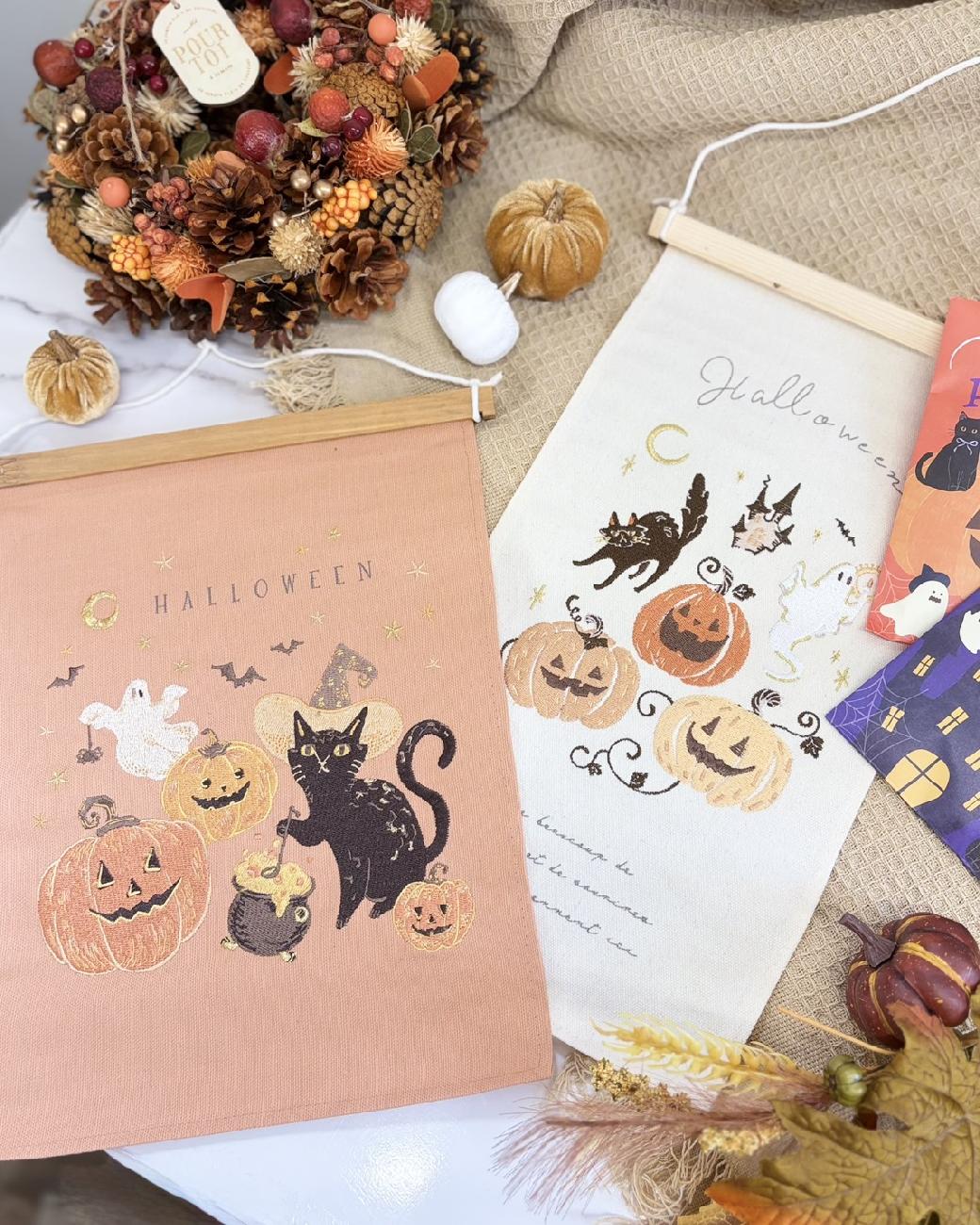 リース／タペストリー／ハロウィン／インテリア／雑貨／小物／かぼちゃ／イベント／大人可愛い